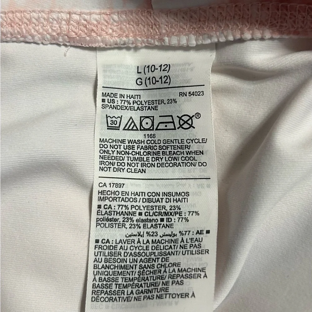 Old Navy Kids Leggings in Purple and Peach‎ Marble Print